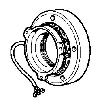 Svinghjuls dynamo 12V