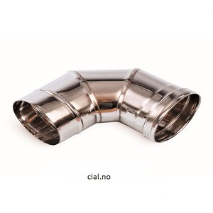 Stainless steel exhaust elbow
