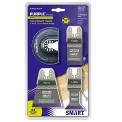 Smart Purple 4 bladers sett
