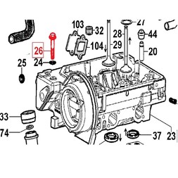 Topp bolter Lombardini Torx strekkbolt