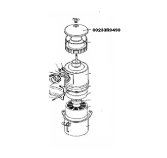 Deksel RF120 luftfilter