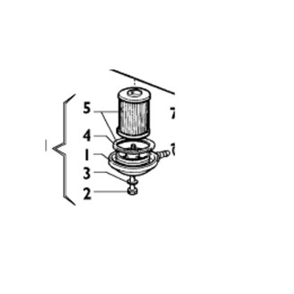 Dieselfilter holder for tank