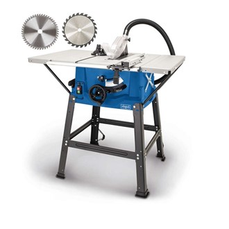 Scheppach HS100S bordsag med 2 blader
