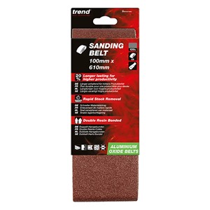 Trend Slipebånd 100 x 610mm 3 pakning K120